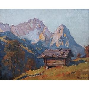 Edgar Payne (1883-1947) - Swiss Mountains, 1923