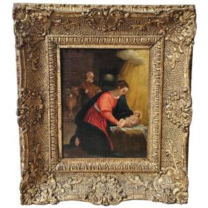 École Bolonaise du début du XVIIe - La Nativité 