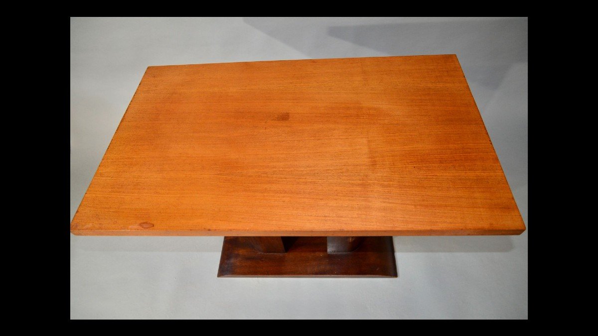 40' Bistro Table In Cherry And Mahogany-photo-2