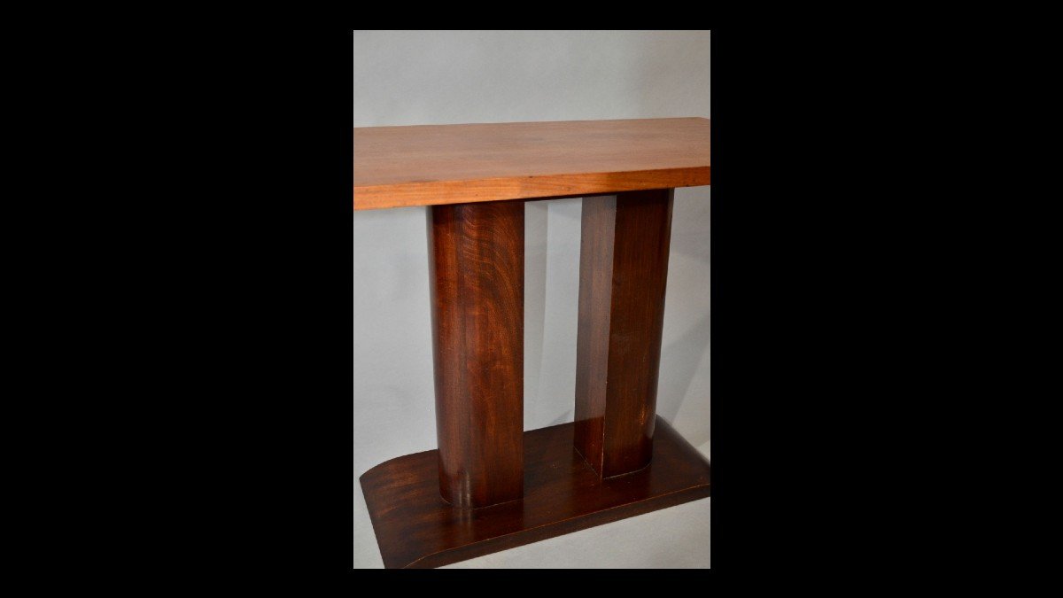 40' Bistro Table In Cherry And Mahogany-photo-3