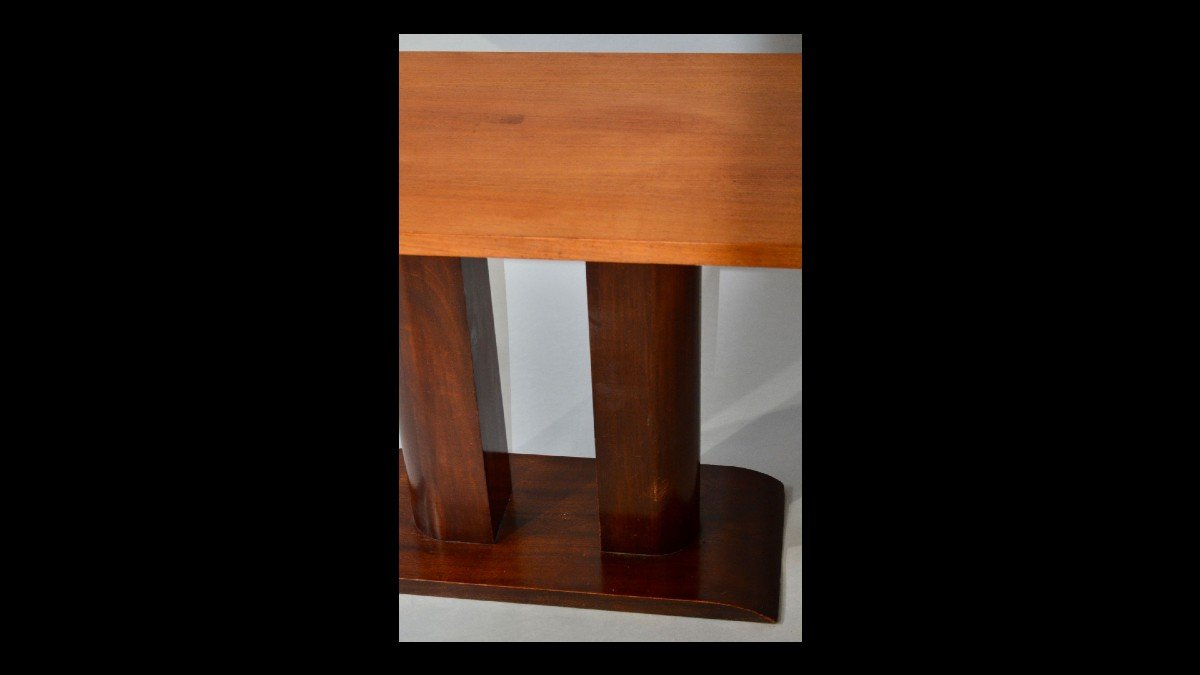 40' Bistro Table In Cherry And Mahogany-photo-4