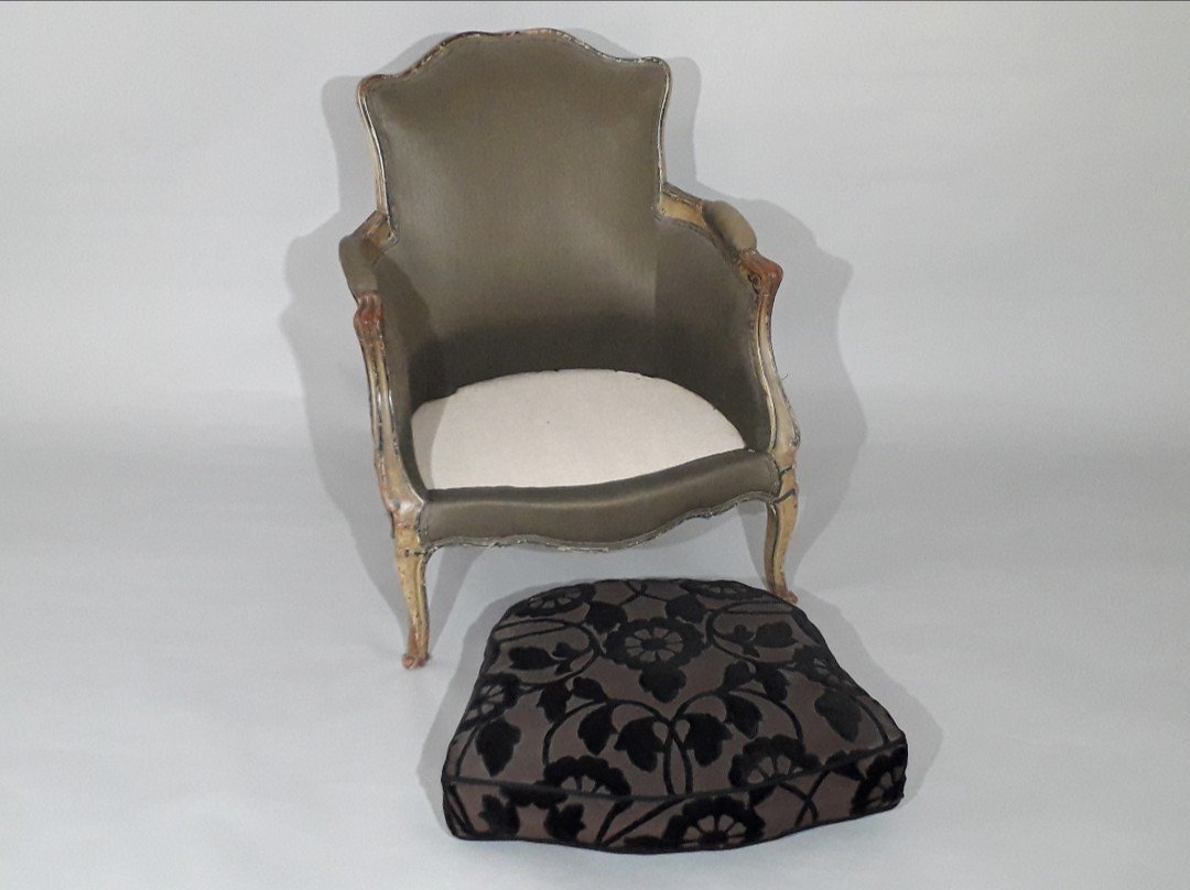 Louis XV Fireside Chair 18th -photo-4