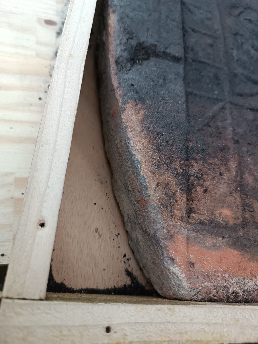 17th Terracotta Fireplace Hearth Plate -photo-3
