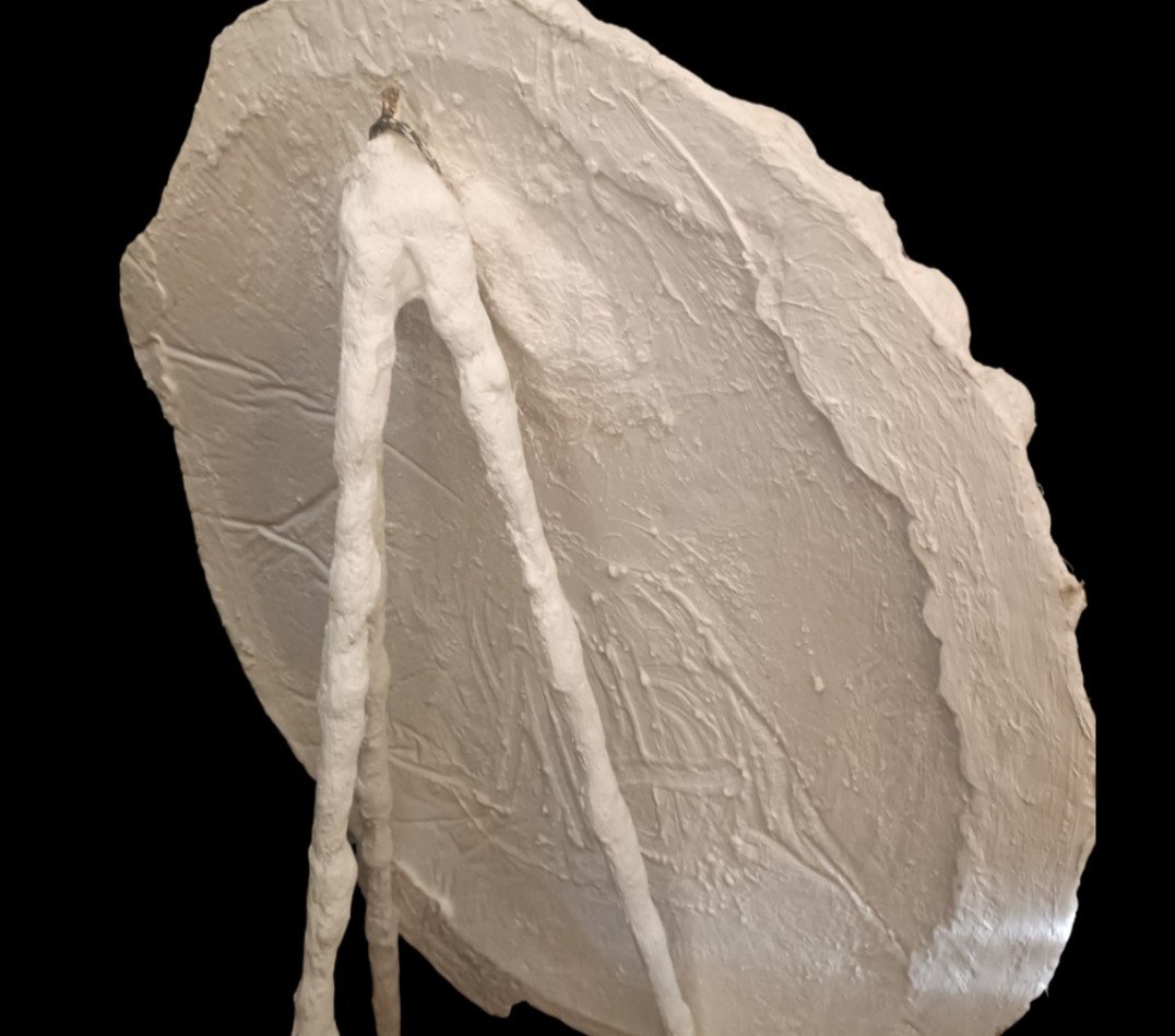 Plaster Sculpture By Philippe Valentin -photo-3