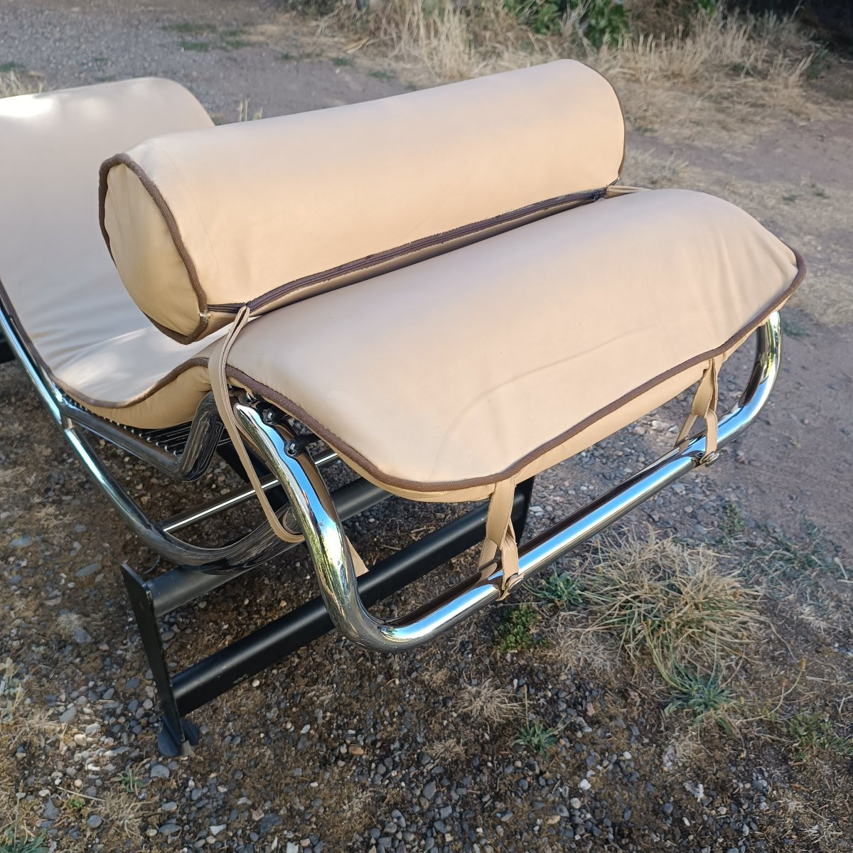 Chaise Longue Lc4 Le Corbusier ancienne -photo-3