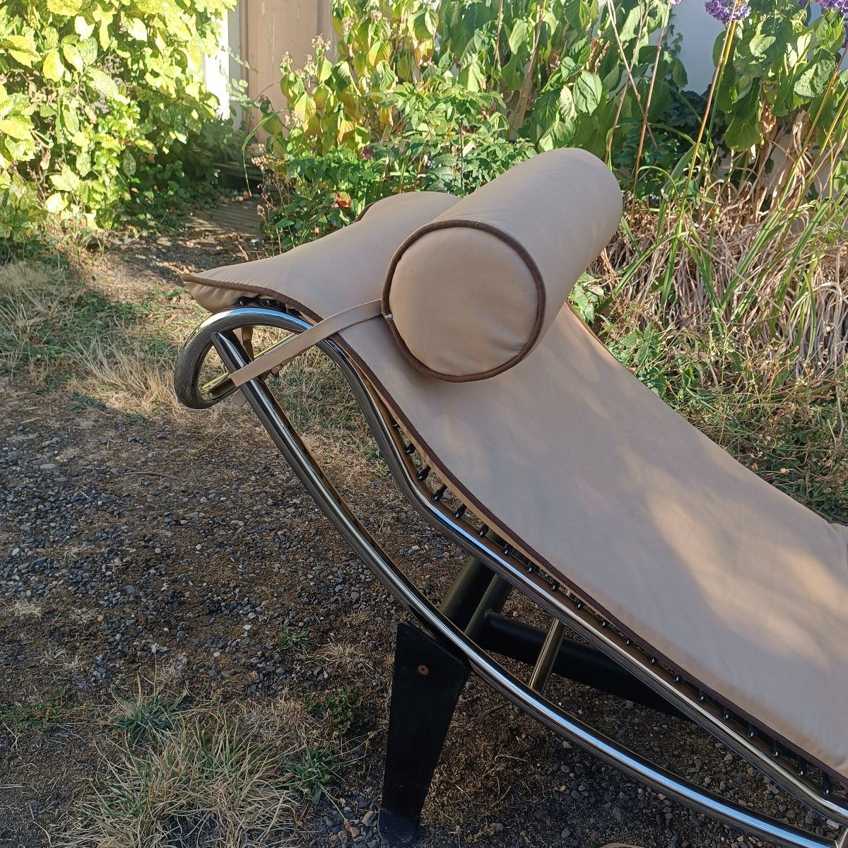 Chaise Longue Lc4 Le Corbusier ancienne -photo-4