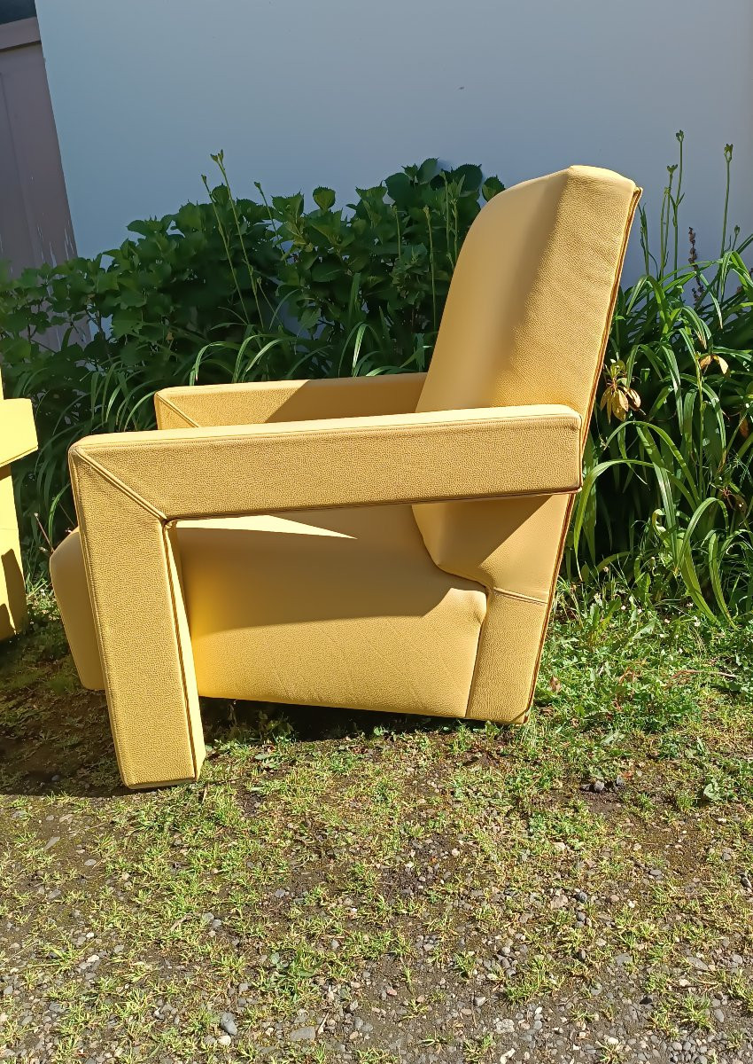 Utrecht Armchairs By Gerrit Rietveld-photo-3