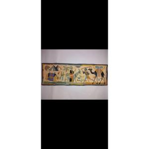 Ancient Egyptology Textile Panel
