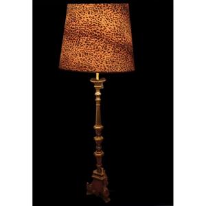 Solid Bronze Floor Lamp 1950s