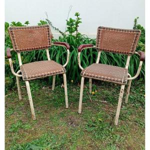 Fauteuils De Jardin 1950 L Gauthier Paris 