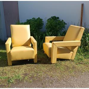 Fauteuils  Utrecht de Gerrit Rietveld