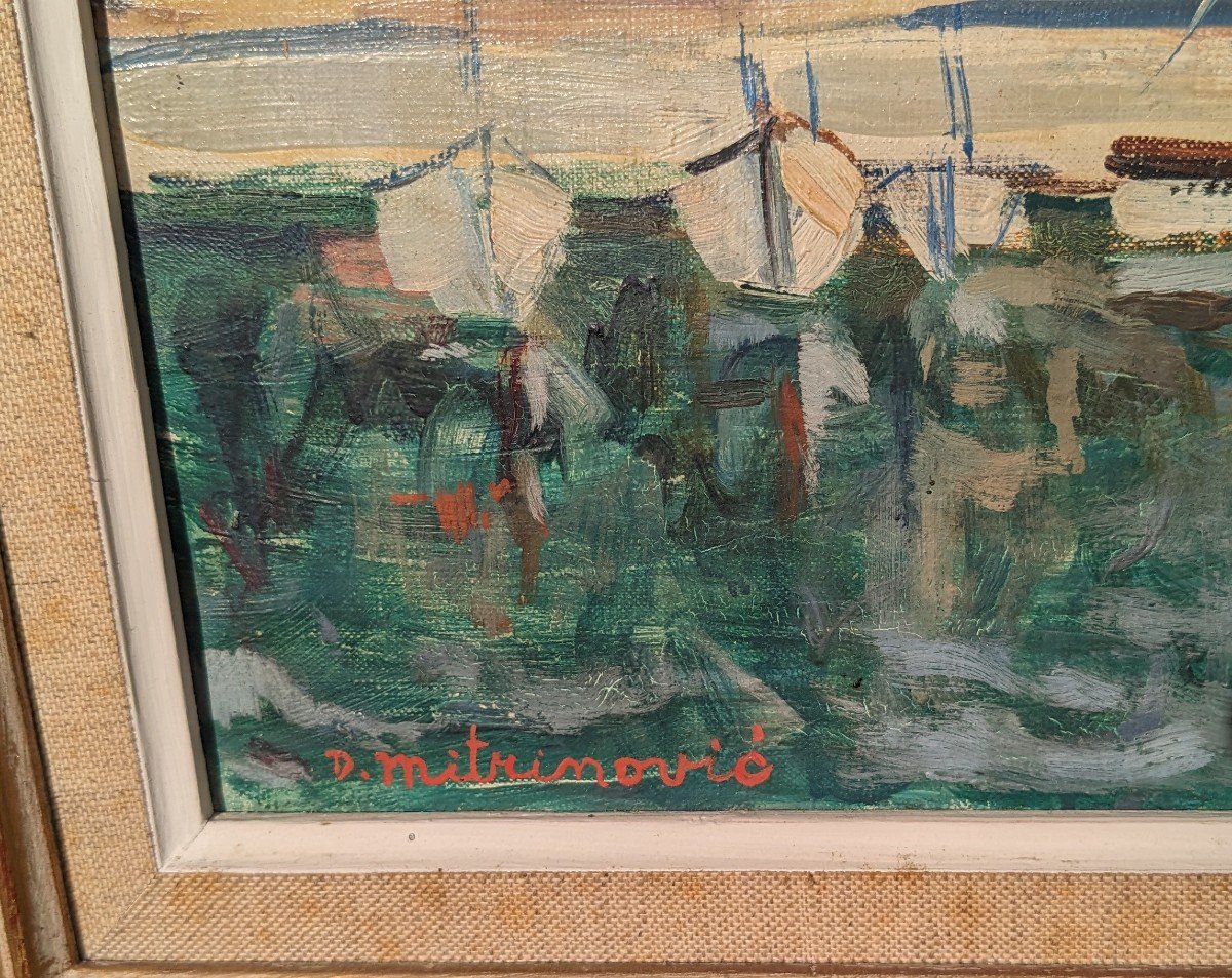 Dragutin Mitrinovic, 1903-1997, Port Of Yugoslavia, Serbia Montenegro Around 1940/50-photo-4