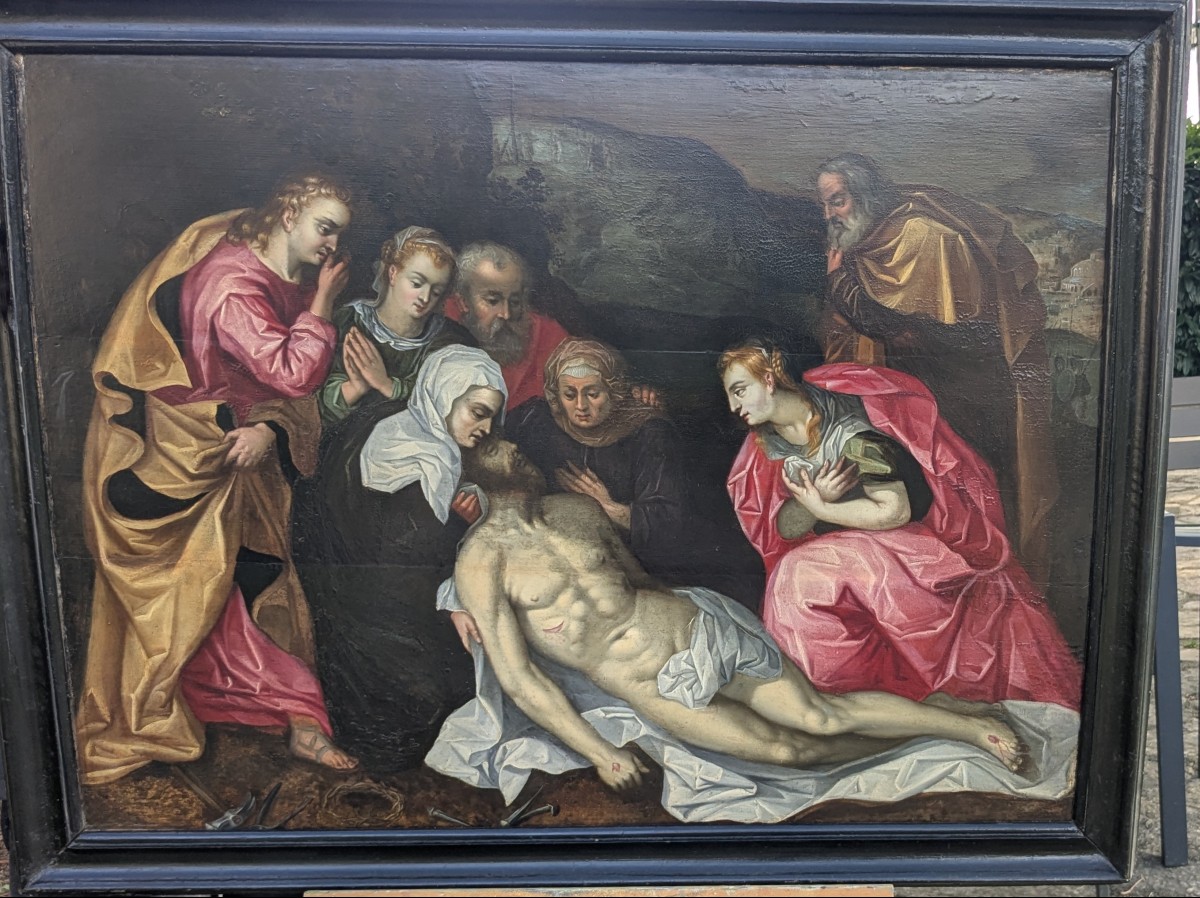 Deploration Of Christ, Late 16th/early 17th Century 99/74.5cm-photo-2