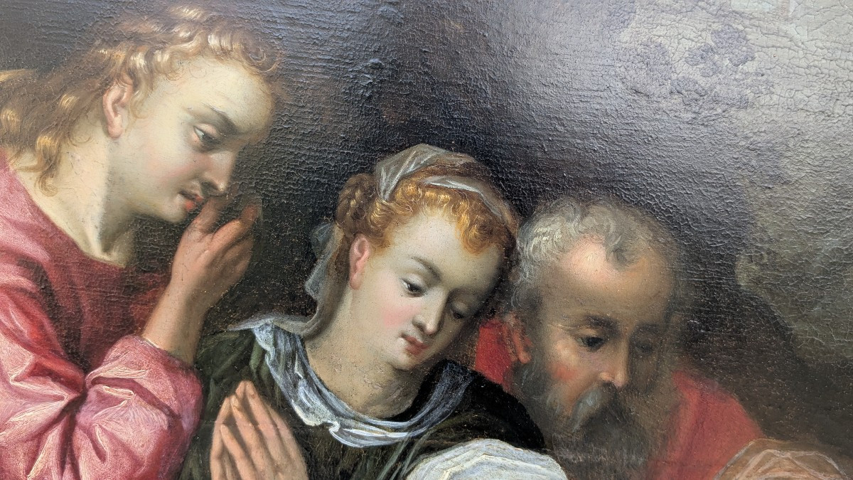 Deploration Of Christ, Late 16th/early 17th Century 99/74.5cm-photo-4