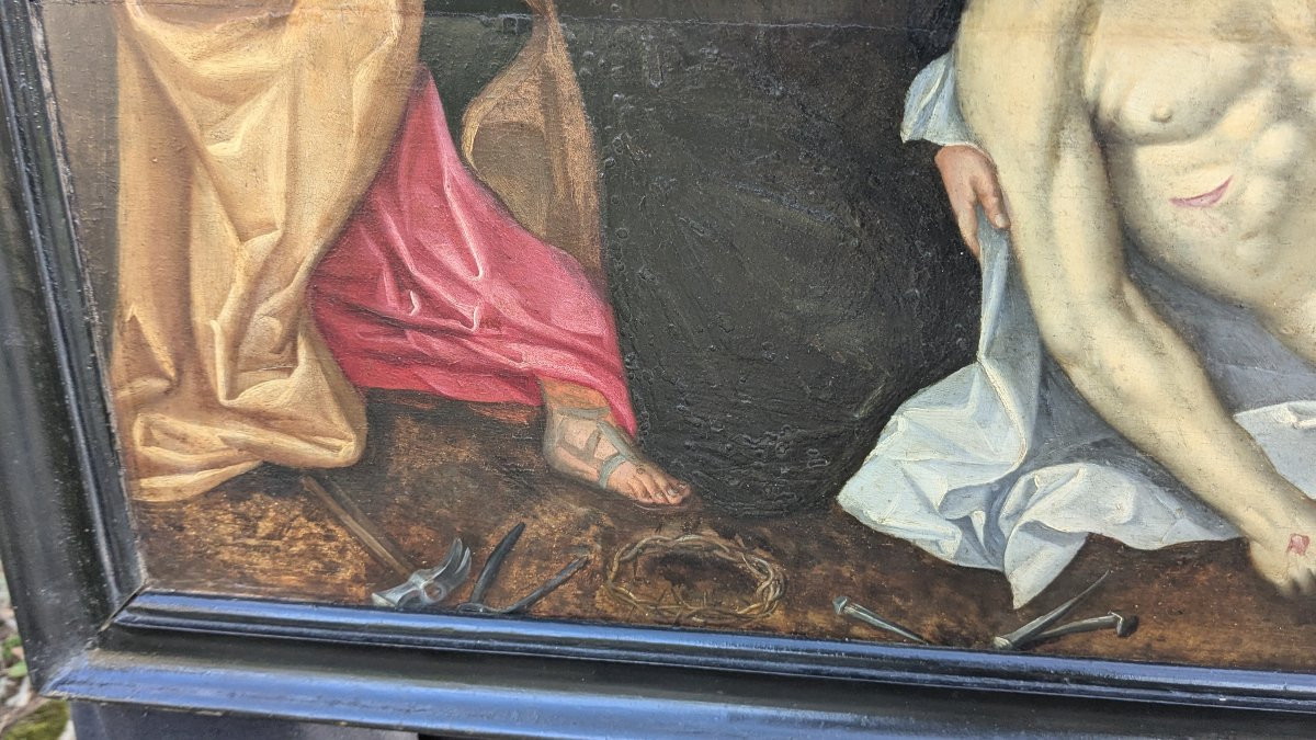 Deploration Of Christ, Late 16th/early 17th Century 99/74.5cm-photo-2