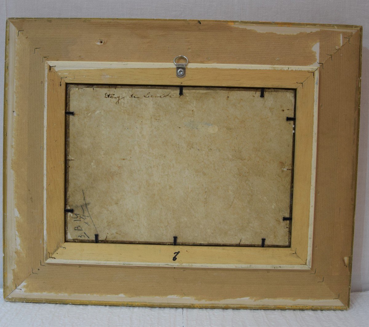 Henri Bésiné,, L étang De Leucate ,  Huile-photo-2