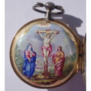 Ferdinand Berthoud Onion Watch, Geneva, Enamelled