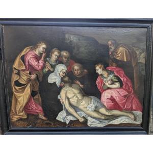 Deploration Of Christ, Late 16th/early 17th Century 99/74.5cm