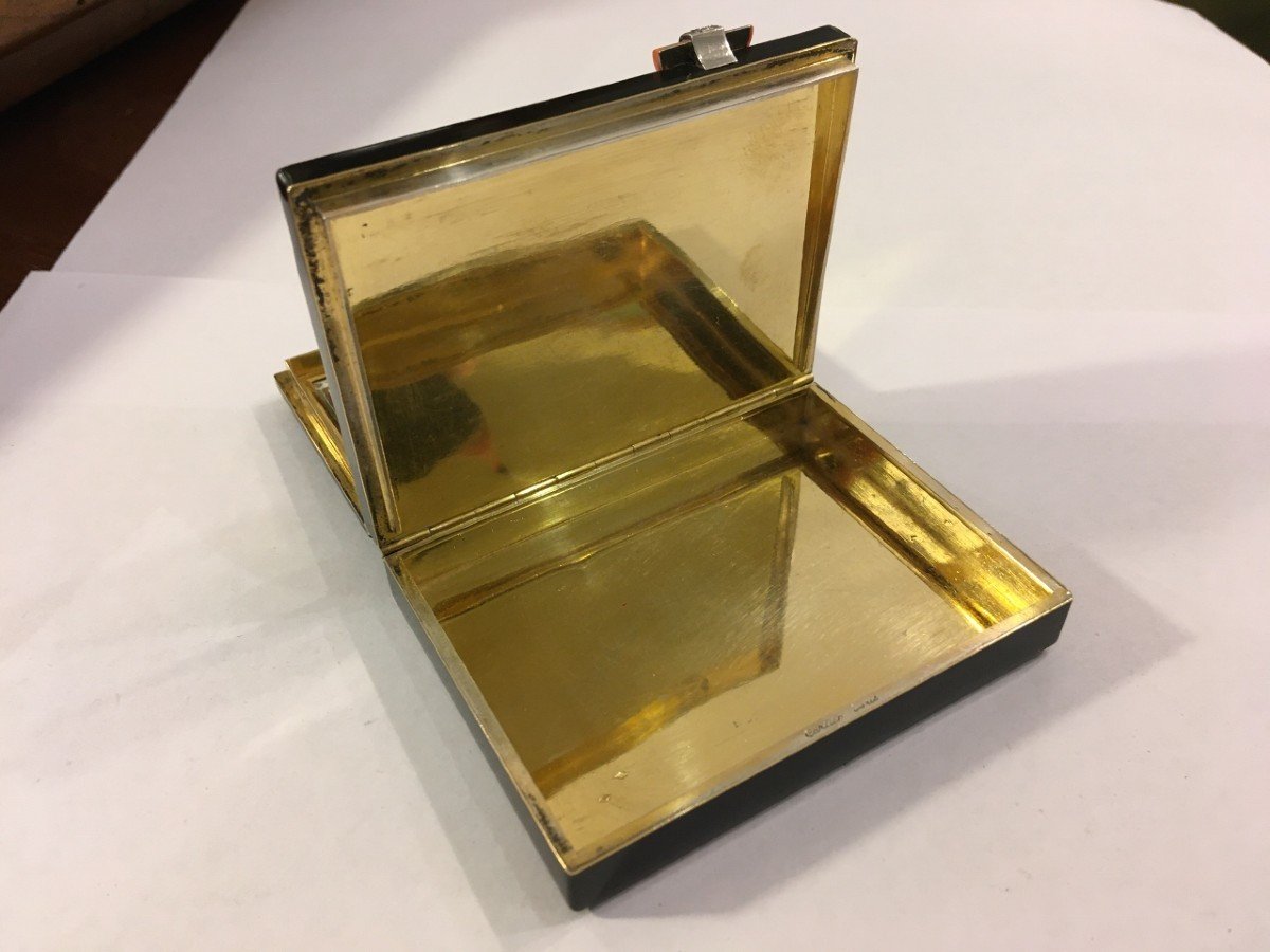 Poudrier Minaudière  Cartier Paris époque Art Déco -photo-7