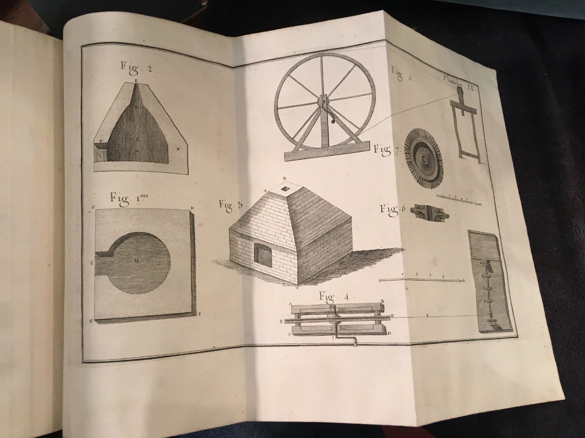 Rare Scientific Book Metallurgical Voyages Or Research And Observations 1774-photo-2