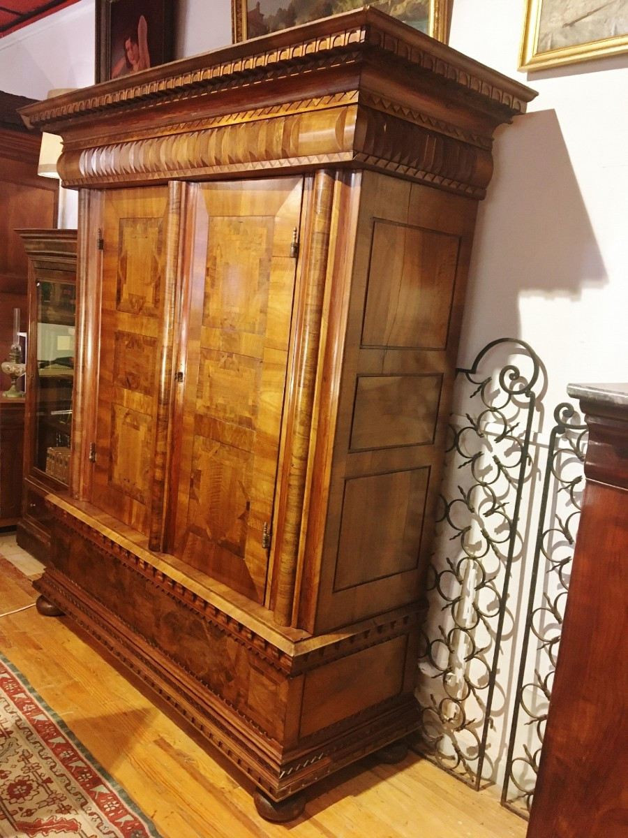 Alsatian Wardrobe, Rhenish Work, 18th Century -photo-2