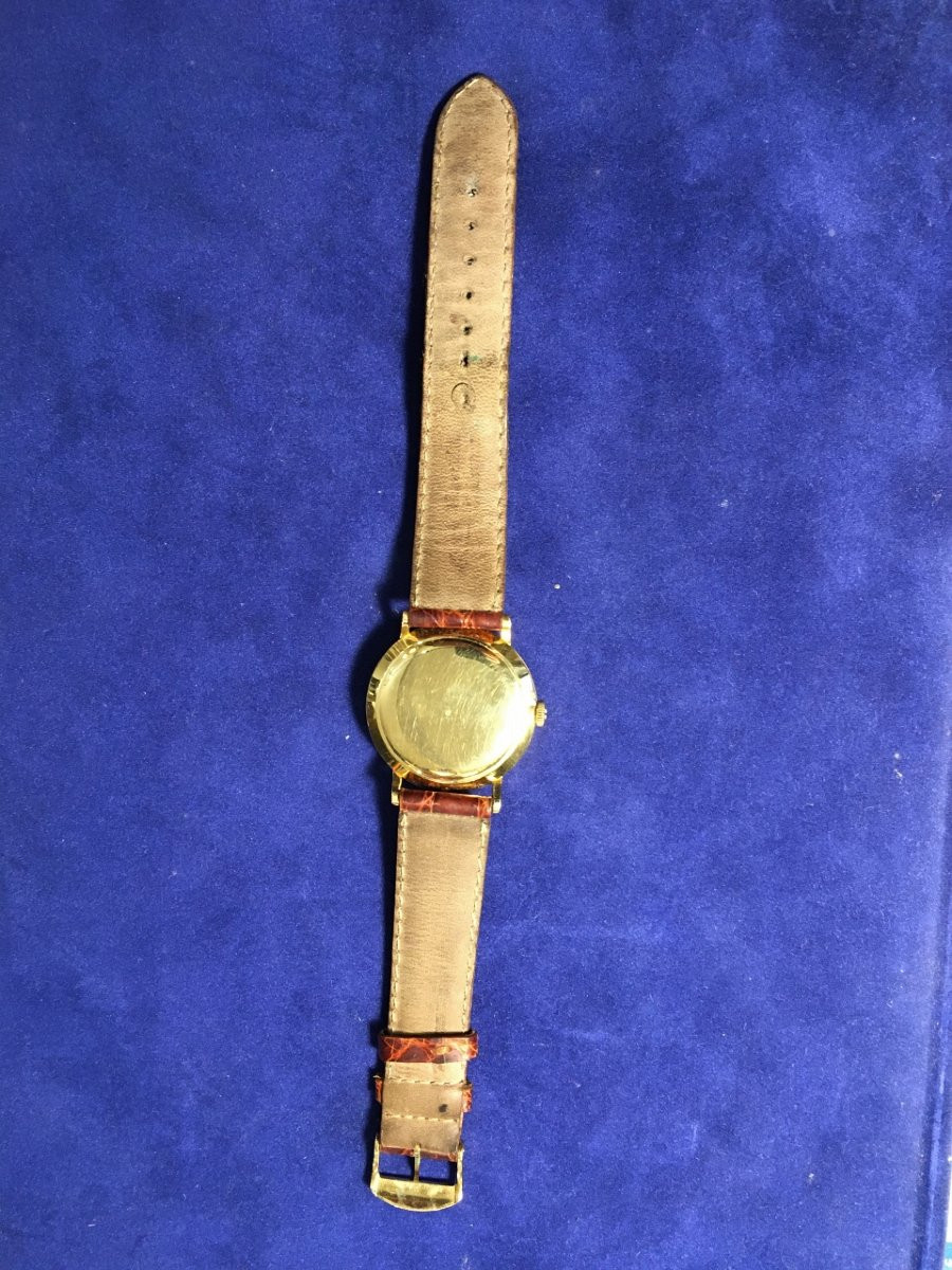 Montre Oméga en or 18K  année 1960-photo-3