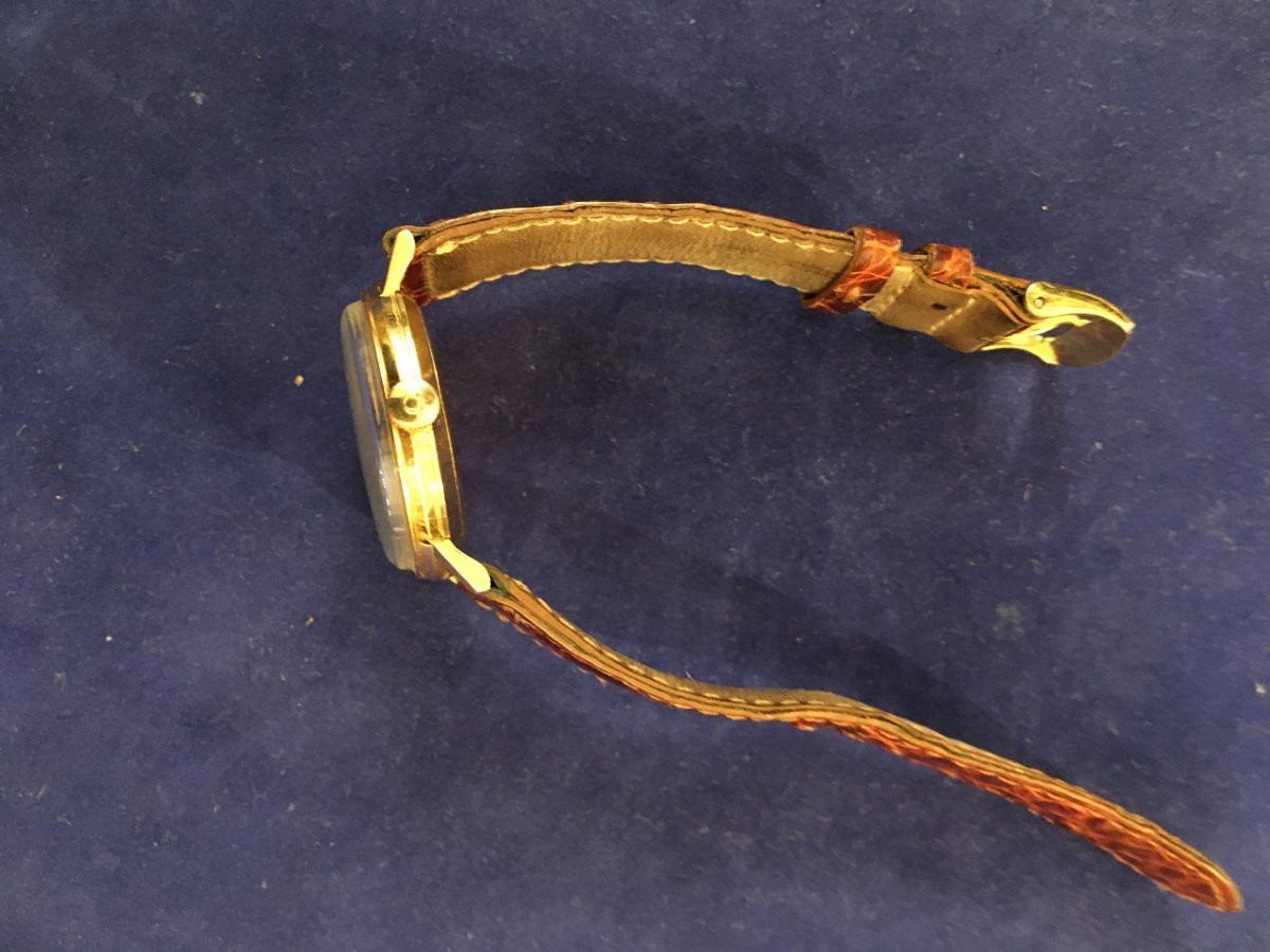 Montre Oméga en or 18K  année 1960-photo-2