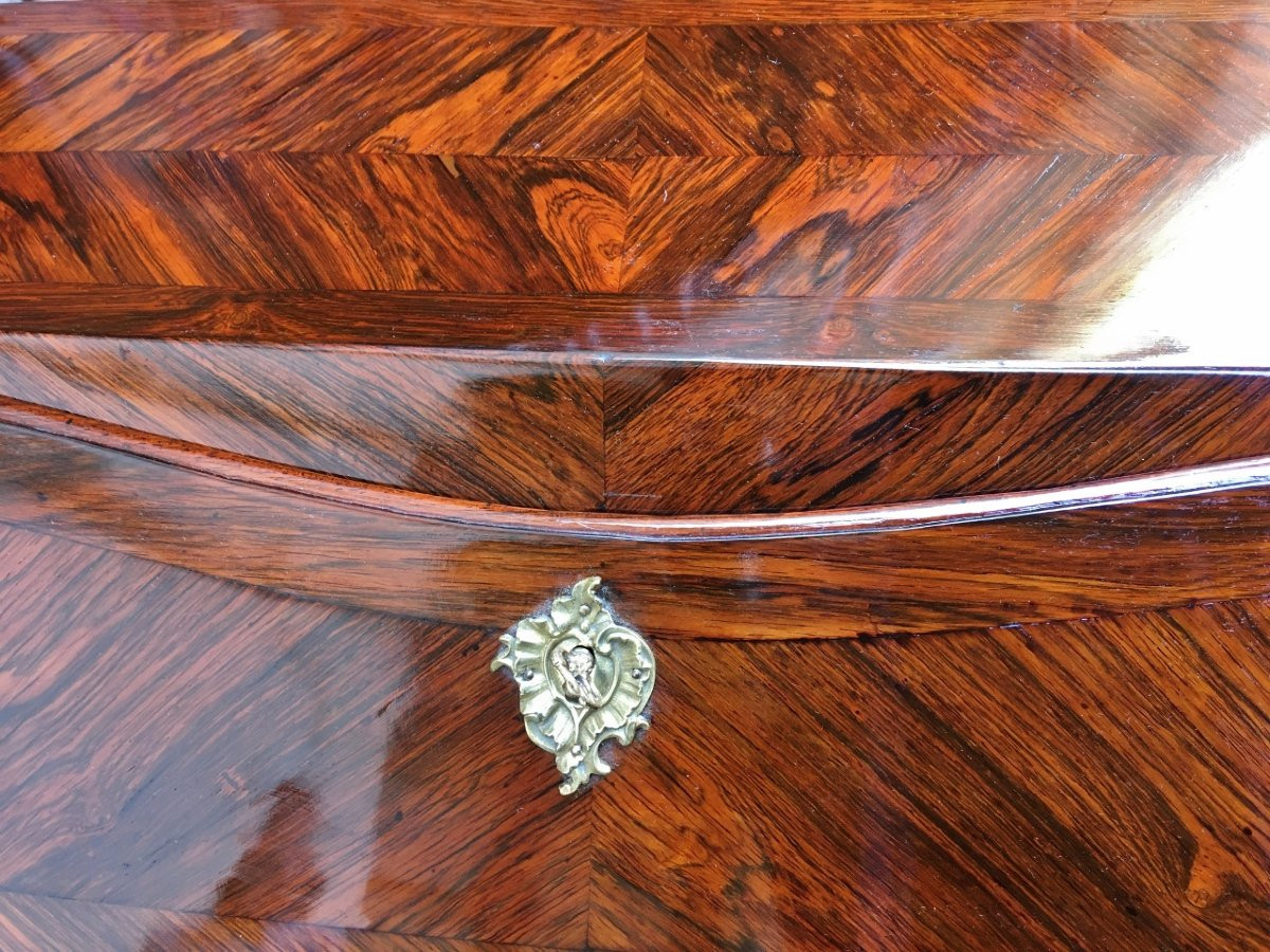Louis XV Sloping Desk Signed Pierre Migeon II (1701 - 1758)-photo-1