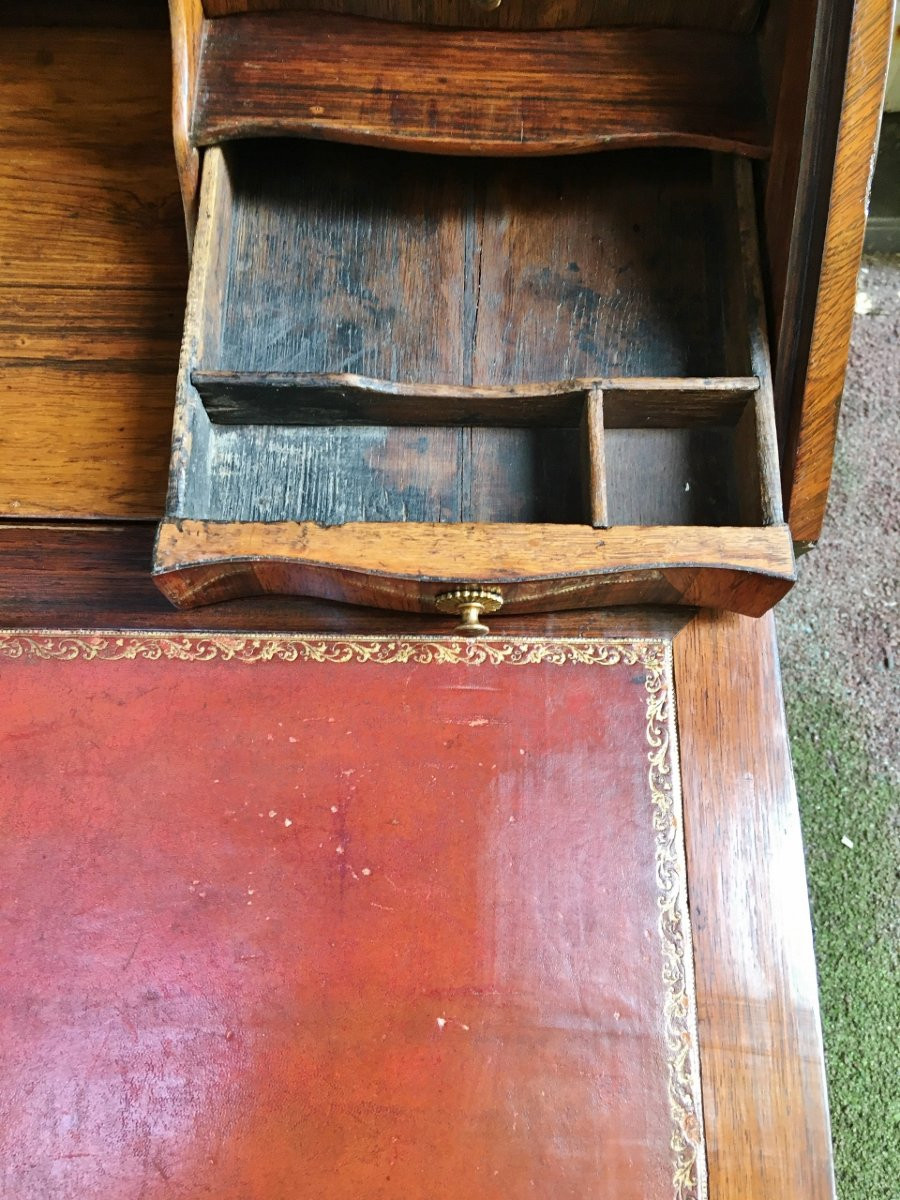 Louis XV Sloping Desk Signed Pierre Migeon II (1701 - 1758)-photo-6