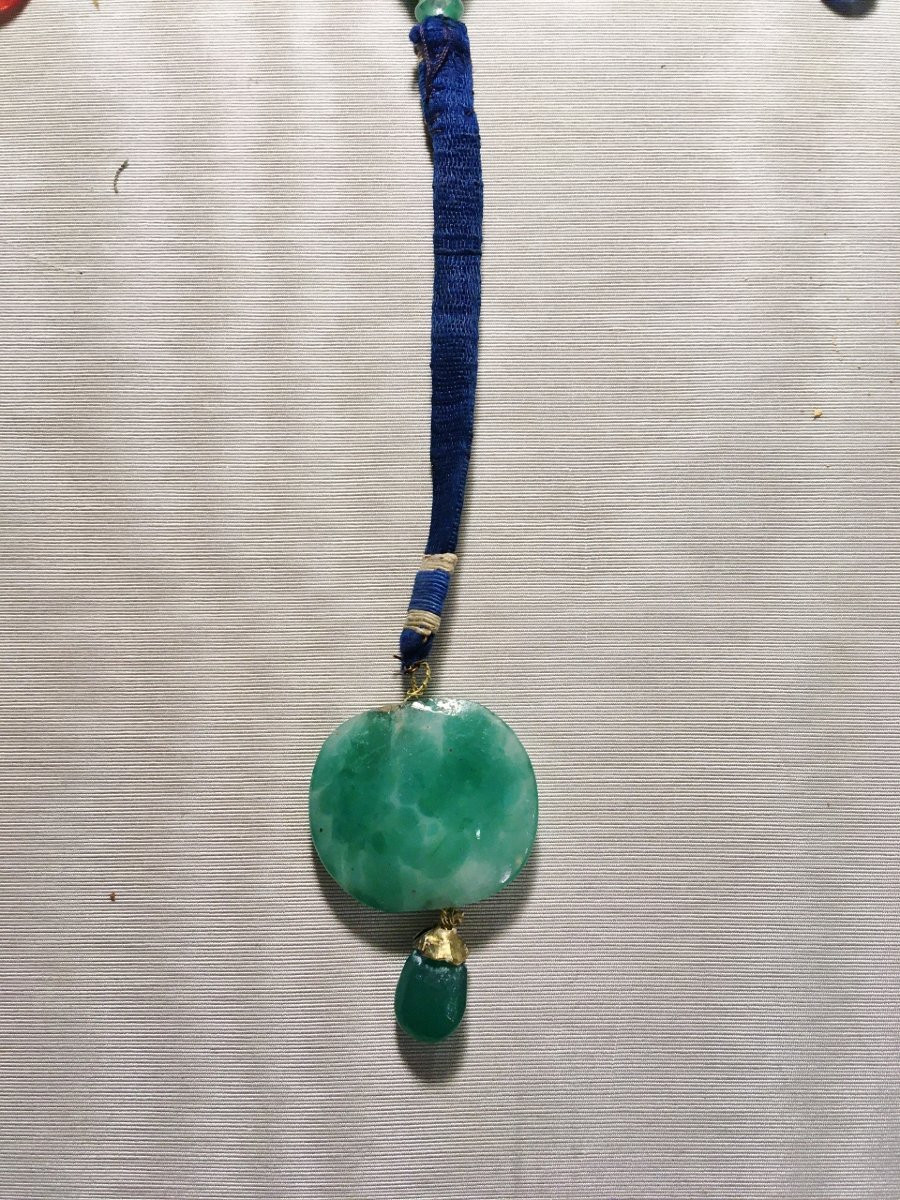 Mandarin Necklace, China, 19th Century-photo-2