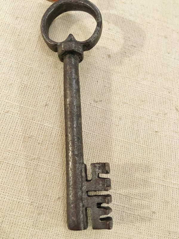 Very Nice Wrought Iron Wrench Of The 18th Century-photo-3