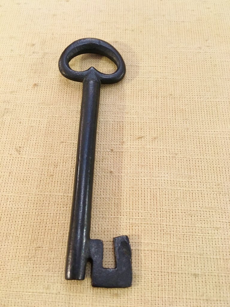 Wrought Iron Gothic Wrench With Hollow Shank