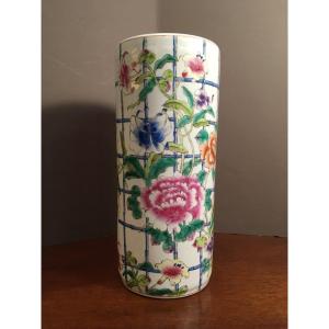 Vase Rouleau En Porcelaine De Chine