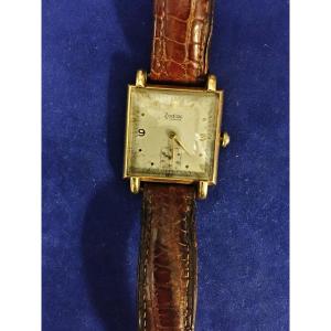 Rare montre tank en or massif  de la marque Zodiac  SWISS
