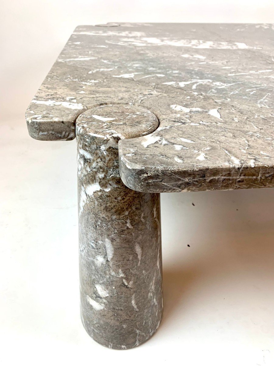 Table Basse En Marbre - Angelo Mangioretti-photo-3