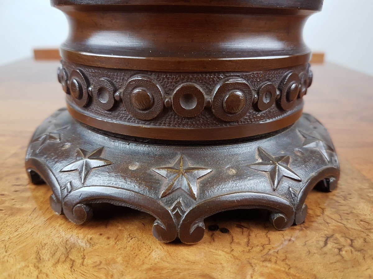 Bronze Lamp Base, Late 19th-photo-1