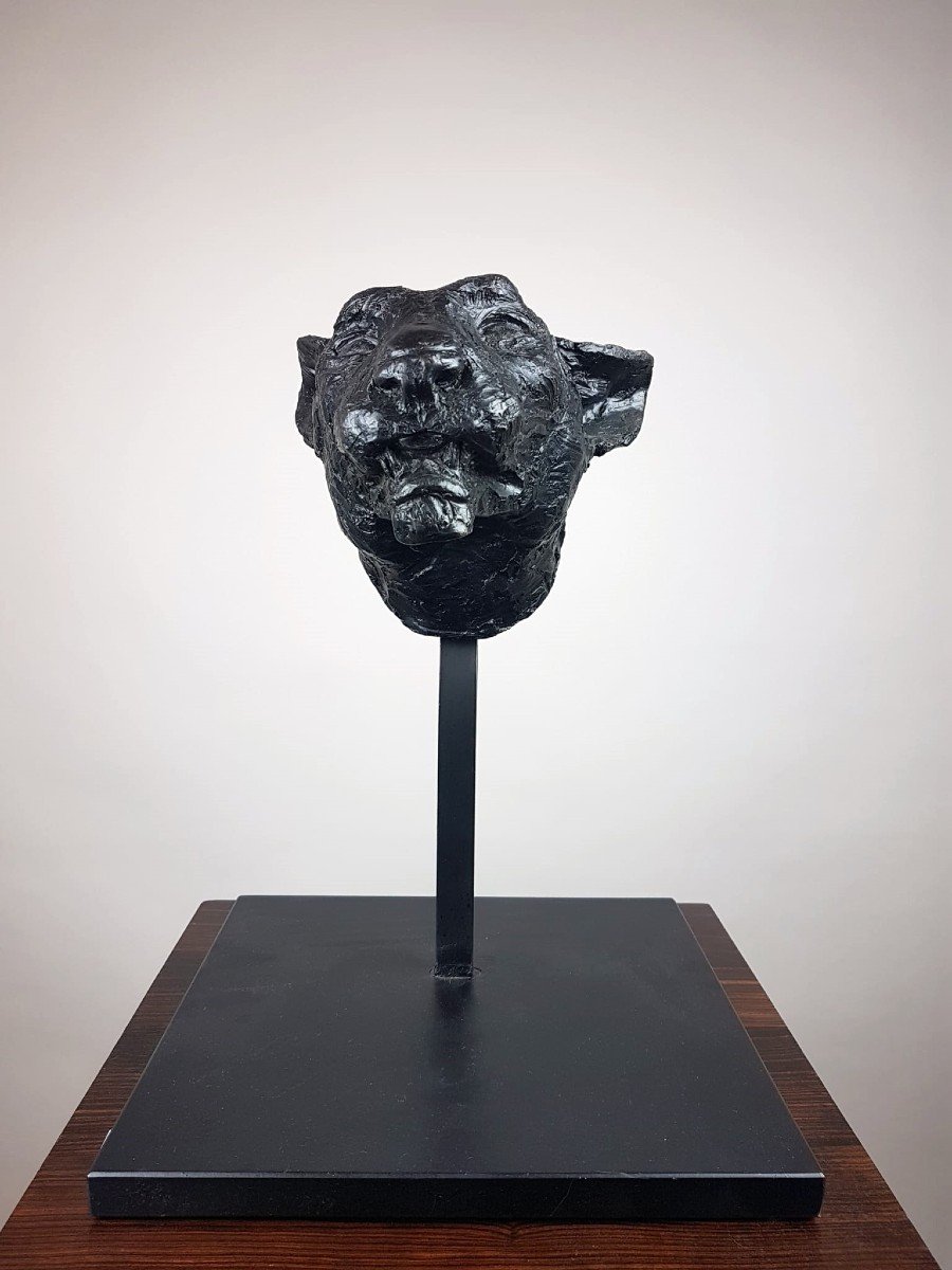 Collin Alberic, Bronze Sculpture With Black Patina-photo-2
