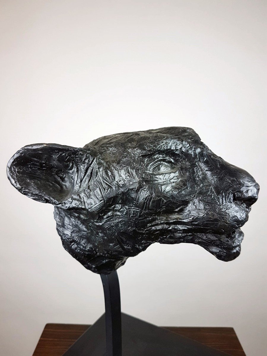 Collin Alberic, Bronze Sculpture With Black Patina-photo-2