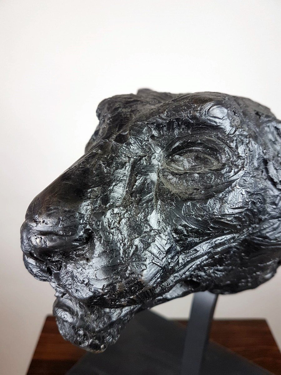 Collin Alberic, Bronze Sculpture With Black Patina-photo-4