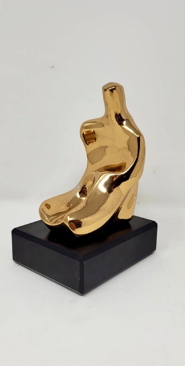 Gilt Bronze Sculpture Signed Vandereycken