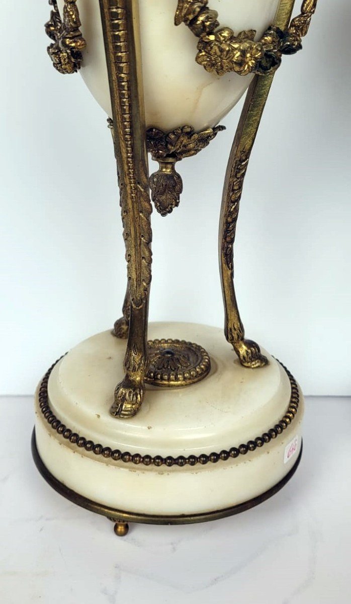 Pair Of Cassolettes / Empire Candlesticks-photo-2