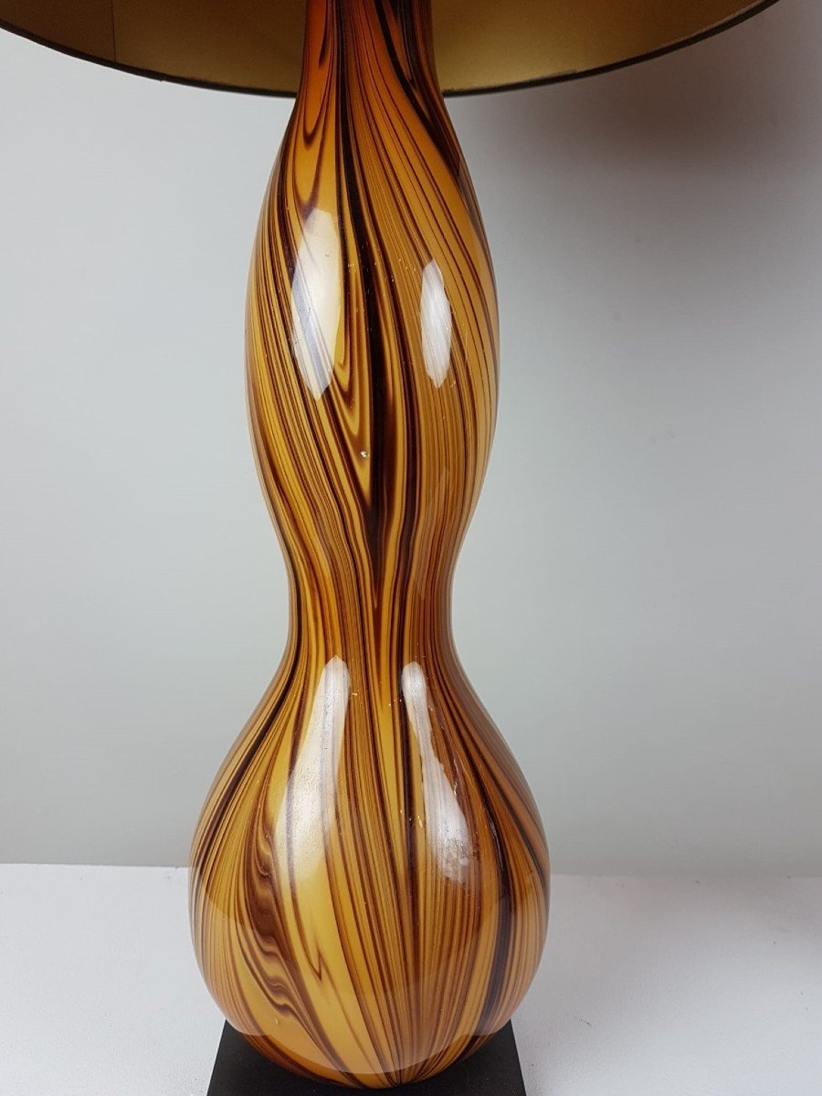 Pair Of Murano Glass Lamps, Circa 1970-photo-2