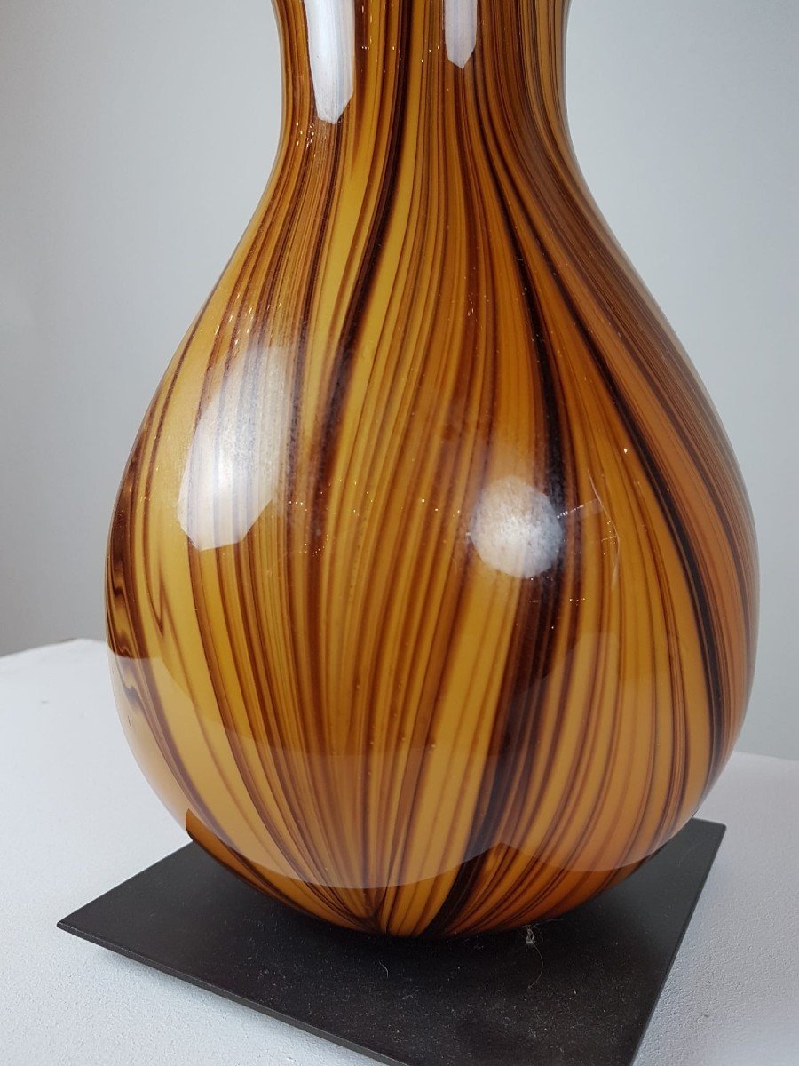 Pair Of Murano Glass Lamps, Circa 1970-photo-4