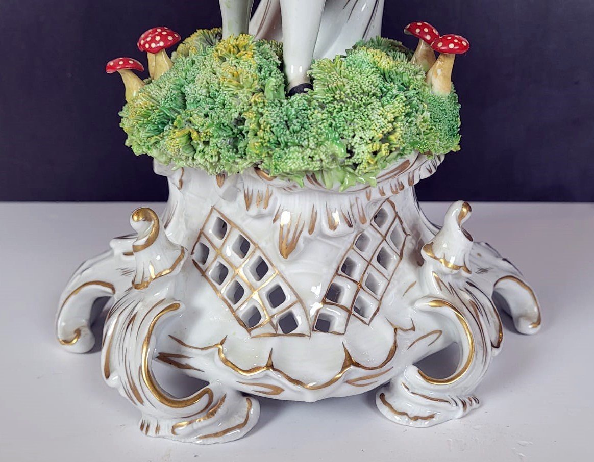 Porcelain Candelabra - German Work-photo-2
