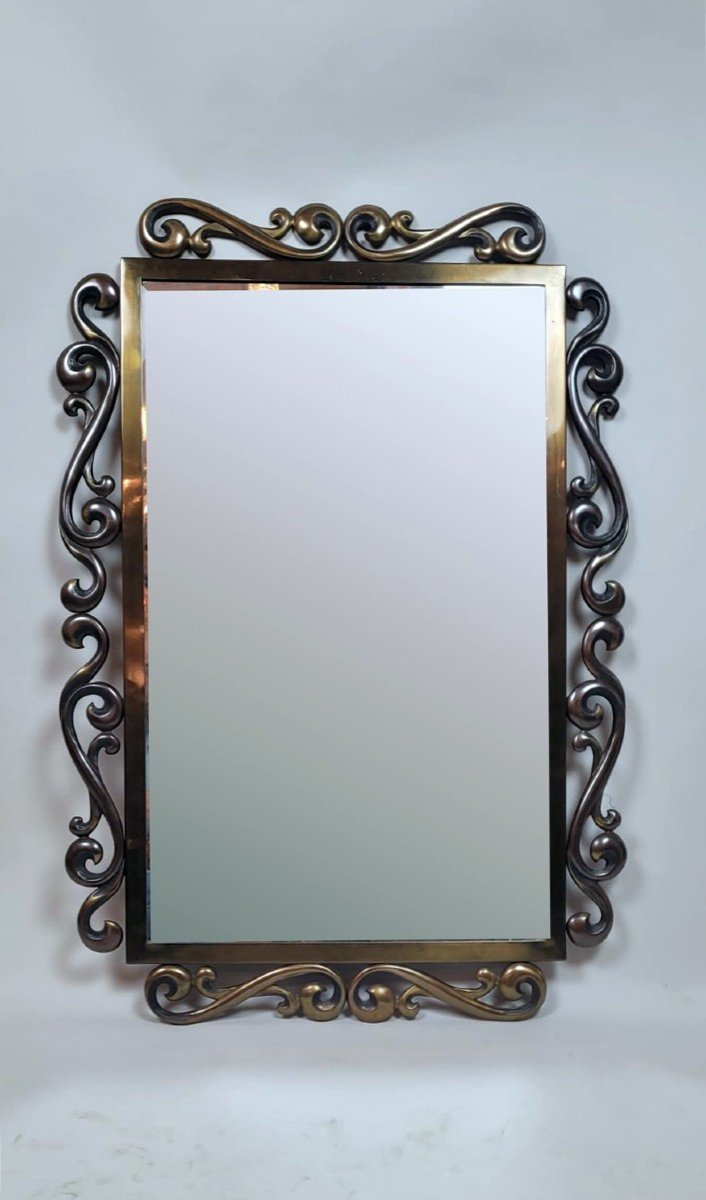 Brass Mirror Circa 1960