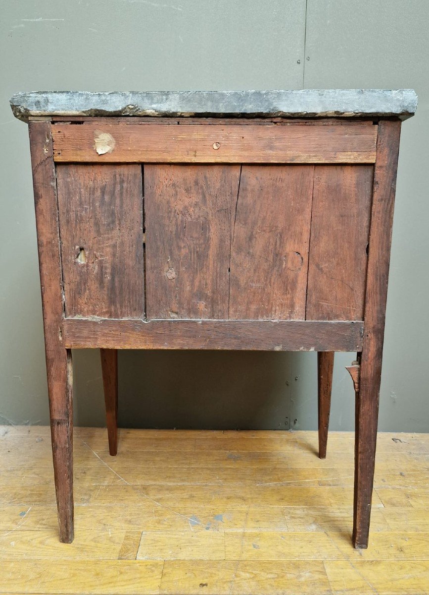 Louis XVI Commode Stamped Louis Noël Malle-photo-2
