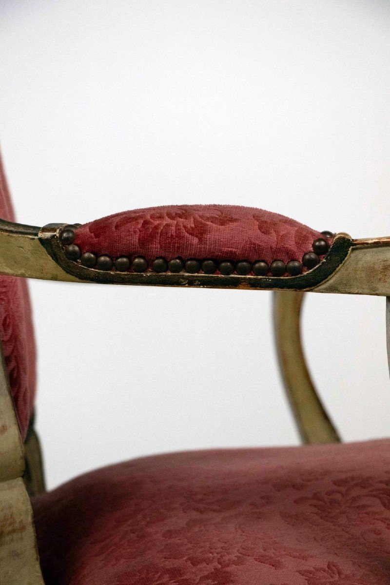 Pair Of Louis XV Style Armchairs-photo-3