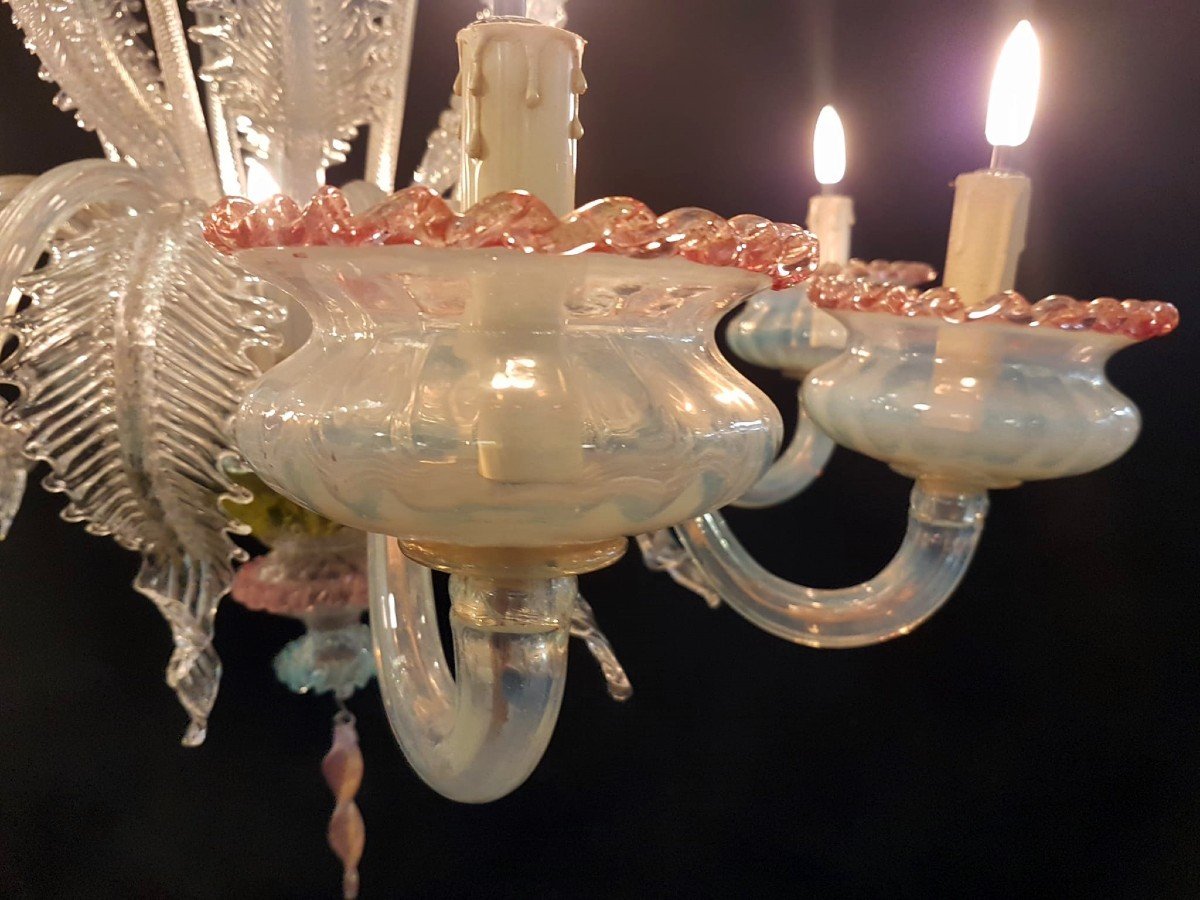 Lustre En Verre De Murano -photo-4