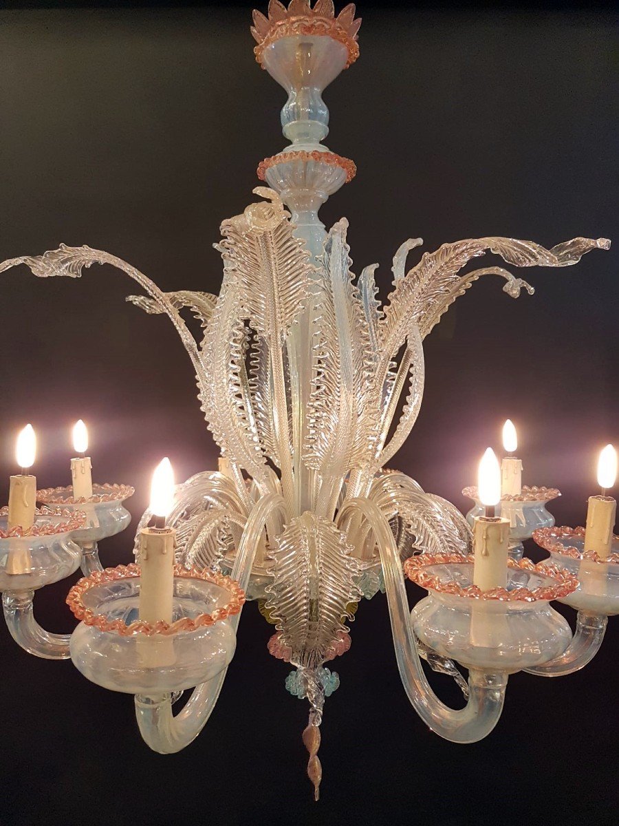 Lustre En Verre De Murano -photo-4