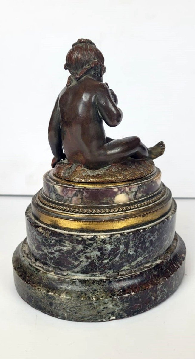 Joli Petit Bronze Signé A Moreau-photo-3